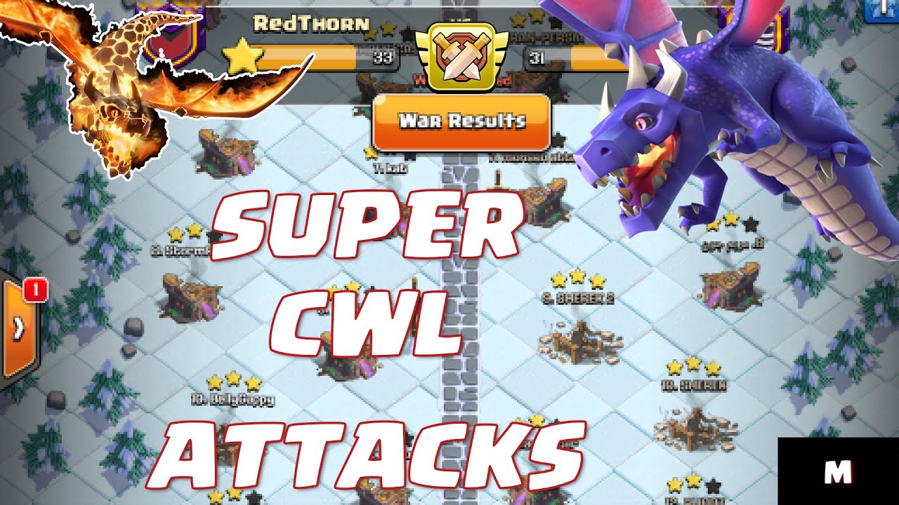 RedThorn February Clash of Clans SCCWL TH14 Attacks